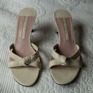 Nine West off white heels